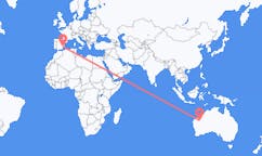 Flyg från Newman, Australien till Murcia, Spanien
