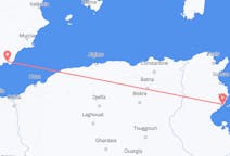 Flyrejser fra Sfax, Tunesien til Almeria, Spanien