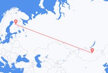 Lennot Ulaanbaatarista Kajaaniin