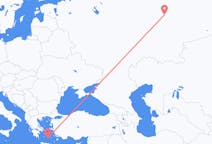Flights from Perm, Russia to Santorini, Greece