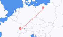 Flights from Bern, Switzerland to Bydgoszcz, Poland
