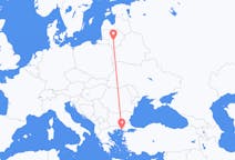 Flyg från Kaunas, Litauen till Alexandroupolis, Grekland