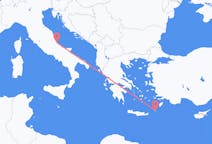 Vluchten van Karpathos naar Pescara