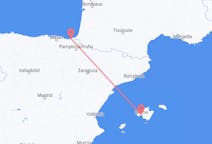 Flyreiser fra Palma de Mallorca, Spania til San Sebastián, Spania