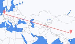 Fly fra Zhangjiajie til Münster
