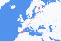 Flights from Oujda, Morocco to Joensuu, Finland