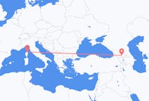 Flyreiser fra Tbilisi, Georgia til Bastia, Frankrike