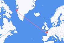 Flyg från La Rochelle, Frankrike till Sisimiut, Grönland