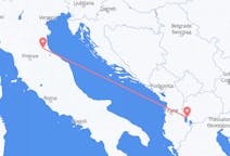 북 마케도니아 오흐리드에서 출발해 이탈리아 포를리에게(으)로 가는 항공편