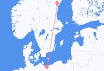 Flug frá Sundsvall til Szczecin