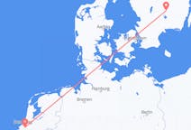 Loty z Rotterdamie, Holandia do Vaxjo, Szwecja