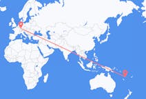 Flyrejser fra Port Vila, Vanuatu til Karlsruhe, Tyskland