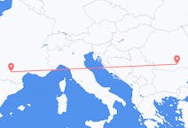 Flyreiser fra București, Romania til Toulouse, Frankrike