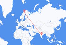 Flüge von der Stadt Hyderabad in die Stadt Kiruna