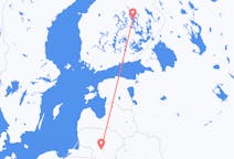 Flyreiser fra Kaunas, Litauen til Kuopio, Finland