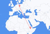 Flights from Addis Ababa to Prague