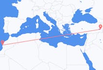 出发地 摩洛哥出发地 索维拉目的地 土耳其厢形车的航班