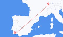 Flyreiser fra Bern, Sveits til Faro-distriktet, Portugal