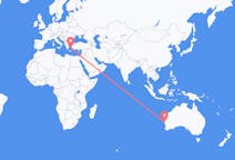 Flyreiser fra Geraldton, Australia til Mykonos, Hellas