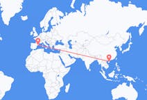 Flyrejser fra Haikou, Kina til Barcelona, Spanien