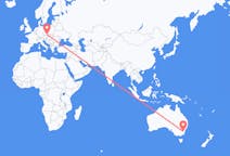 Flights from Canberra, Australia to Brno, Czechia