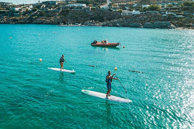 Stand Up Paddle Boarding Erfahrung in Mykonos