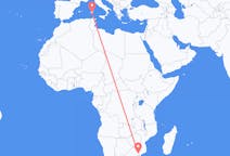 Flyreiser fra Skukuza, Sør-Afrika til Cagliari, Italia