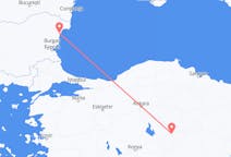 Flights from Varna, Bulgaria to Nevşehir, Turkey
