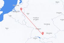 Flyreiser fra Eindhoven, Nederland til Memmingen, Tyskland