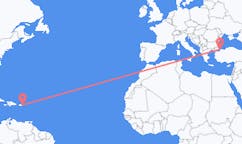 Flyrejser fra Vieques, USA til Istanbul, Tyrkiet