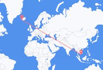 Flyreiser fra Côn Sơn Island, Vietnam til Reykjavík, Island