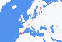 Flights from Fes, Morocco to Joensuu, Finland