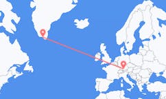 出发地 格陵兰卡科尔托克目的地 德国梅明根的航班
