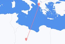 Fly fra Sabha til Korfu