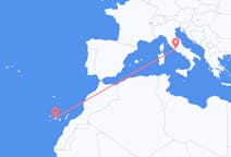 Flyrejser fra Rom, Italien til Tenerife, Spanien