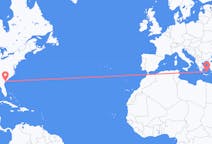 Flyrejser fra Hilton Head Island, USA til Santorini, Grækenland