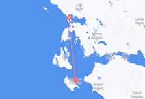Lennot Zakynthoksen saarelta, Kreikka Prevezaan, Kreikka