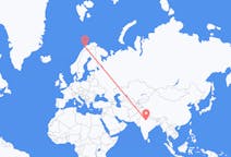 Flights from Gwalior, India to Tromsø, Norway