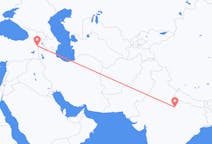 เที่ยวบิน จาก กานปุระ, อินเดีย ไปยัง อือดือร์, ตุรกี