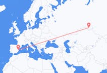 Flights from Omsk, Russia to Valencia, Spain