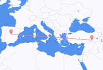 Flüge von Madrid, Spanien nach Diyarbakir, die Türkei
