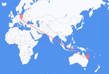 Flyrejser fra Hervey Bay, Australien til Wien, Østrig