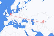 Flyreiser fra Osj, Kirgisistan til Eindhoven, Nederland