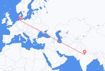 Flights from Gwalior, India to Hamburg, Germany
