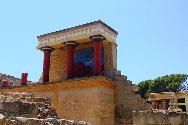 Knossos-Arch.Museum-Heraklion City - Heldags privat rundtur från Chania