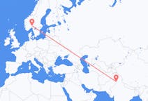 Flyrejser fra Lahore, Pakistan til Oslo, Norge