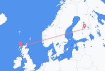 Fly fra Stornoway til Kuopio
