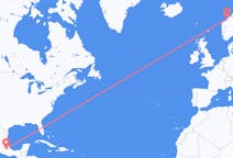 Flyreiser fra Puebla, til Kristiansund