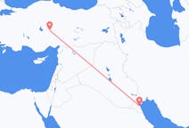 Loty z Kuwejt, Kuwejt do Nevsehiru, Turcja