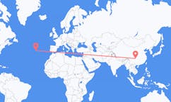 Flights from Chongqing, China to Pico Island, Portugal